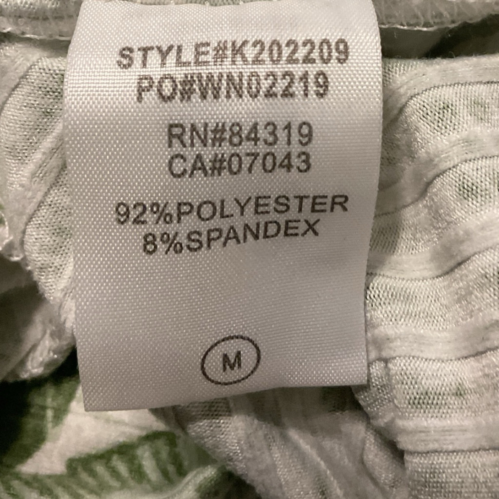 Cyrus Green Tropical Print button front ankle length maxi dress M - Picture 6 of 8